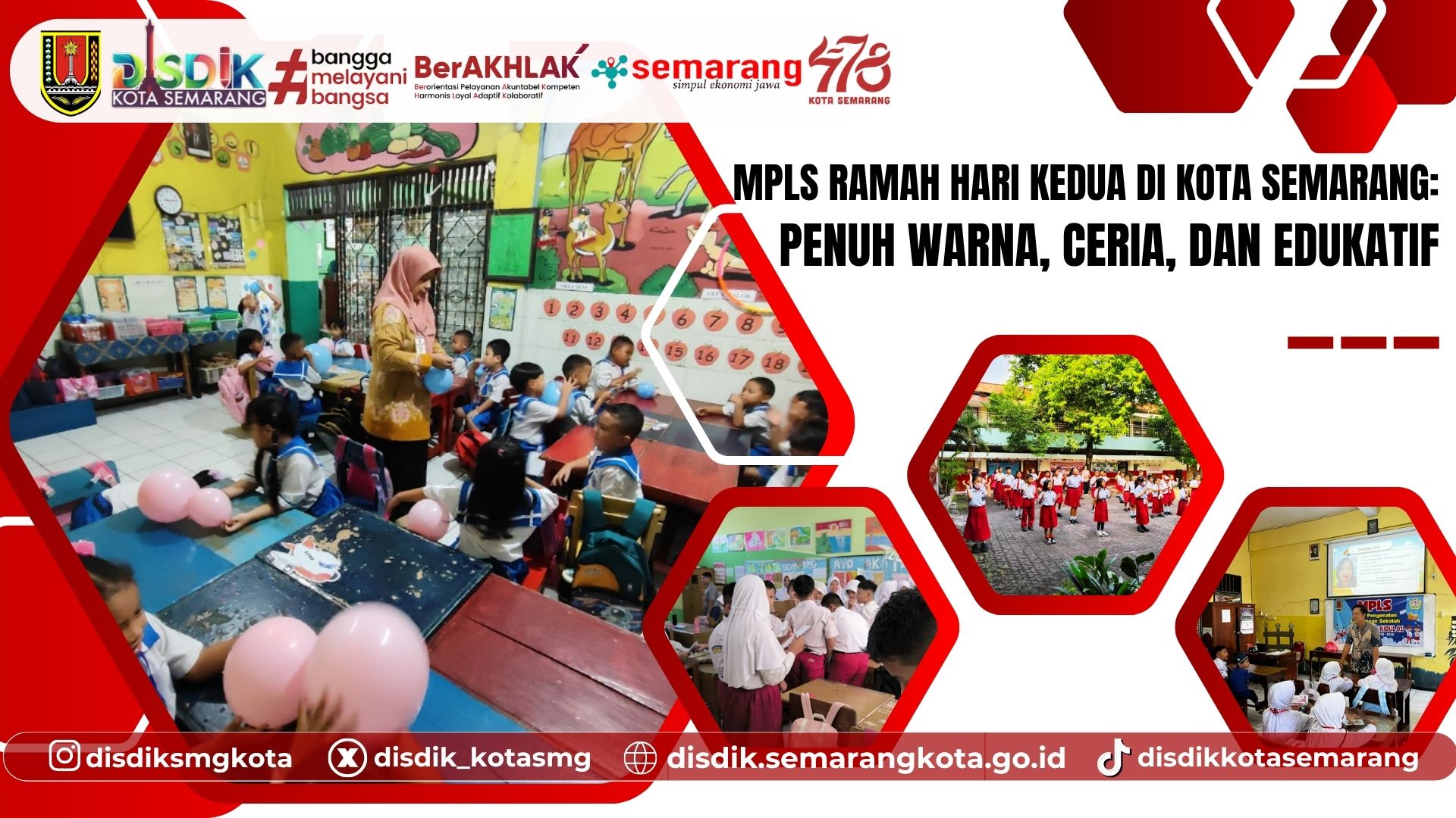 MPLS Ramah Hari Kedua di Kota Semarang: Penuh Warna, Ceria, dan Edukatif